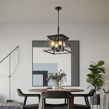 4-Light Vintage Antique Chandeliers Light Fixture